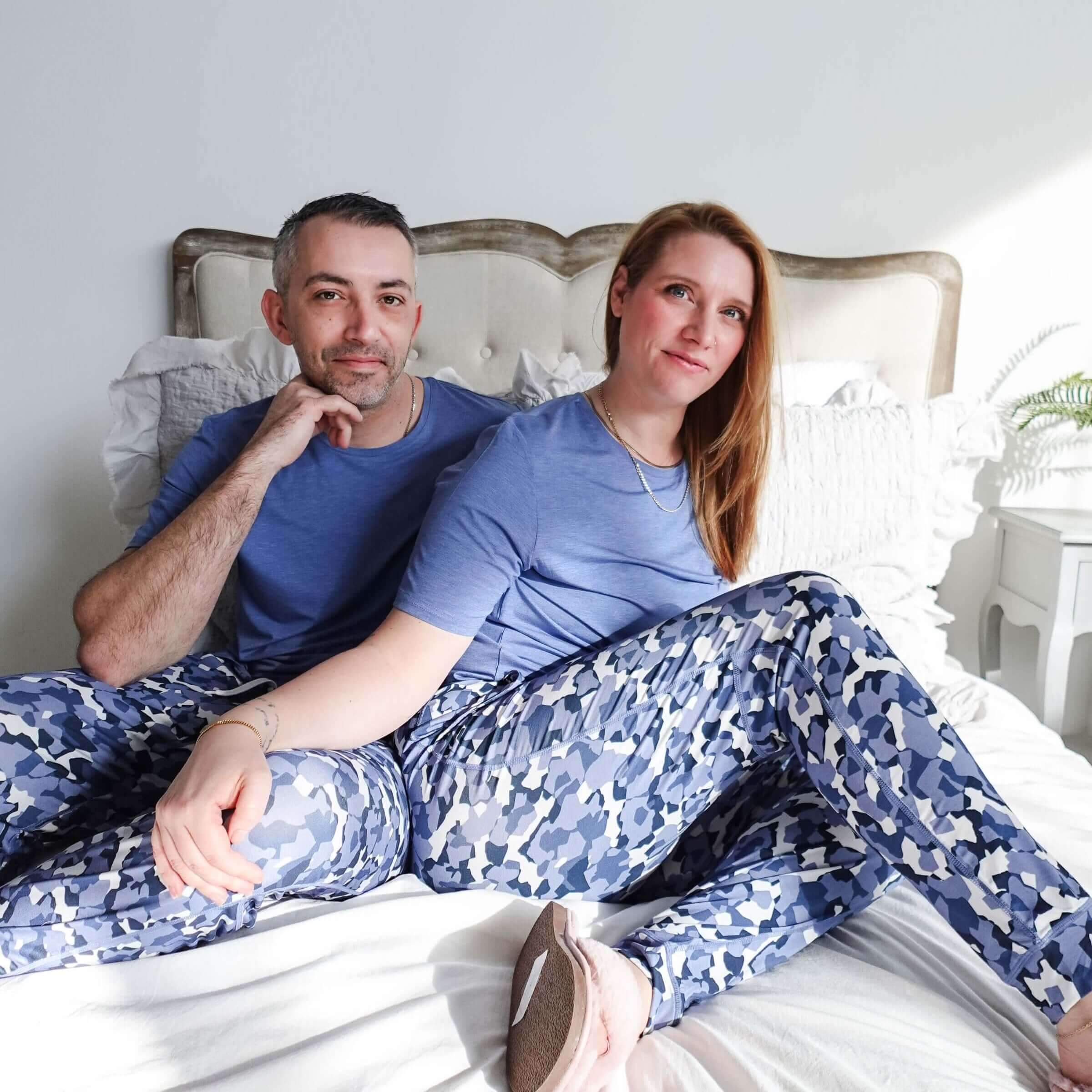 Jogger Pant - Unisex Bamboo | Geo Camo Print