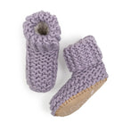 cozy lined slipper bootie hand knit