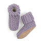 cozy lined slipper bootie hand knit
