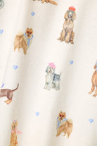 PJ Salvage Meet Me in Pawris Ivory swatch — Cloud Nine Pajamas