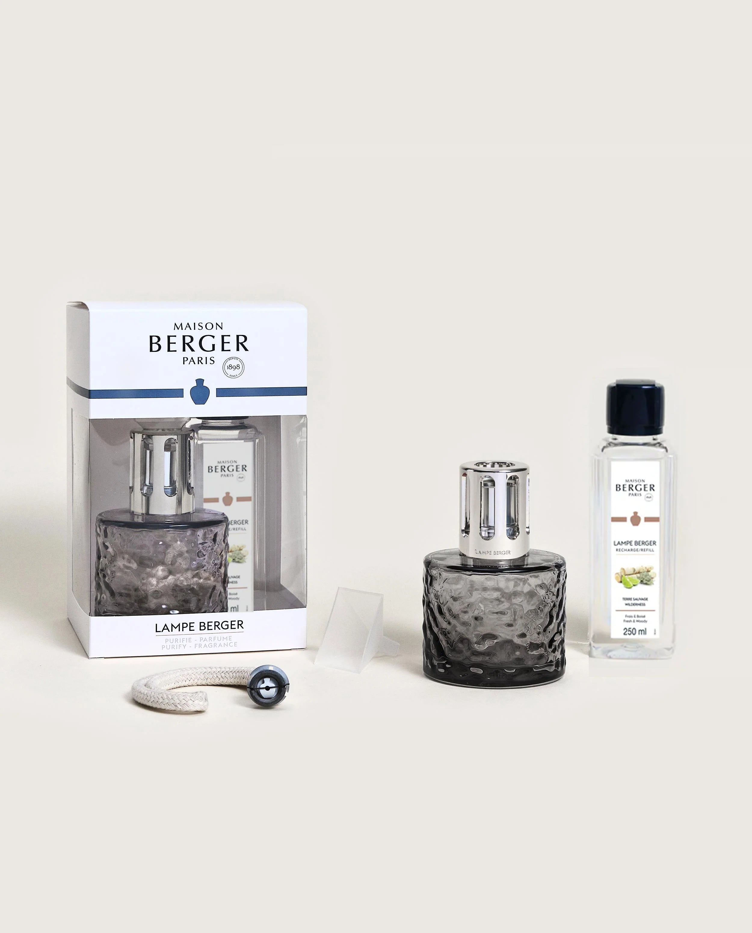 Maison Berger Mirage Black Fragrance Lamp complete gift set with accessories — Cloud Nine Pajamas Edmonton