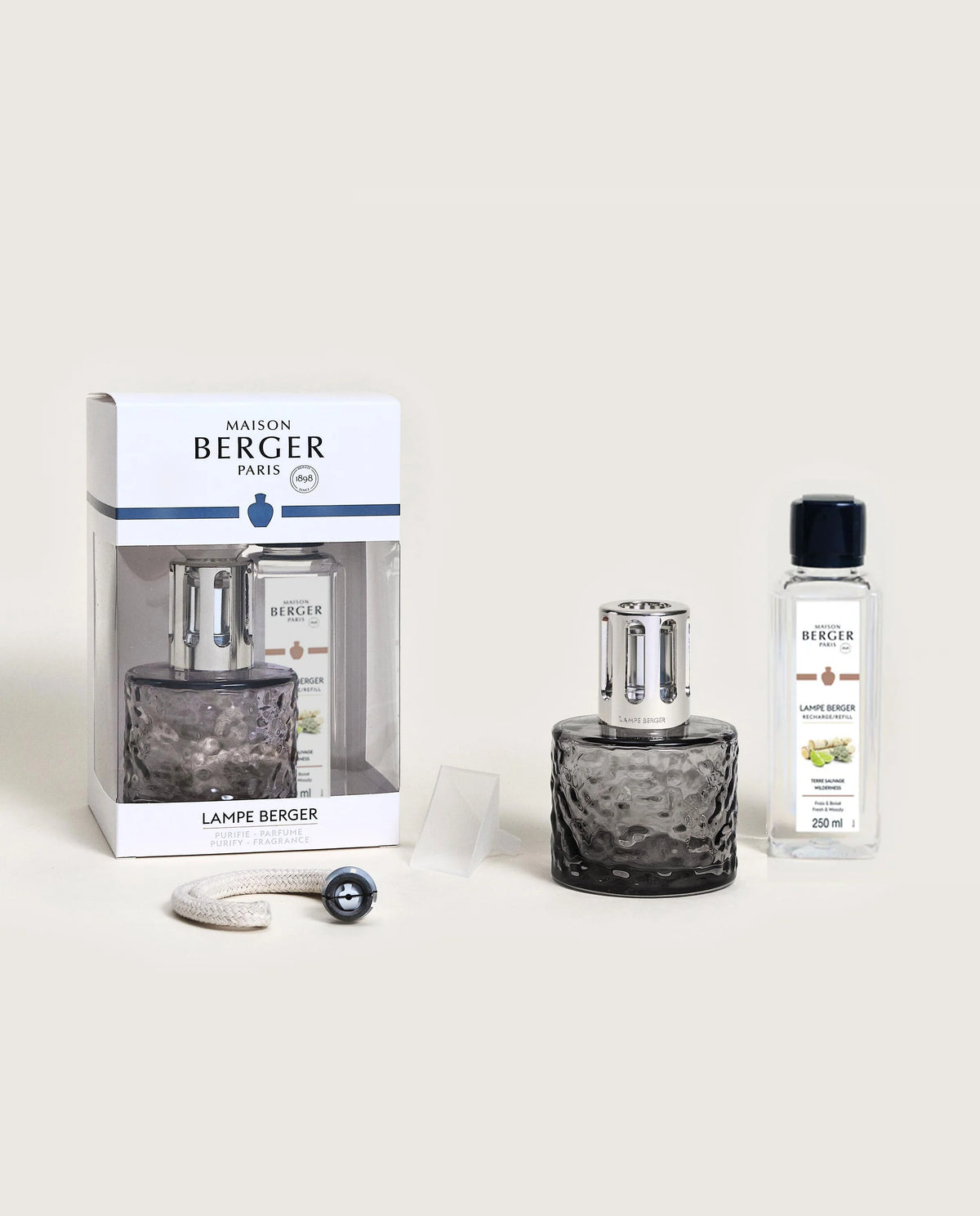 Maison Berger Mirage Black Fragrance Lamp complete gift set with accessories — Cloud Nine Pajamas Edmonton