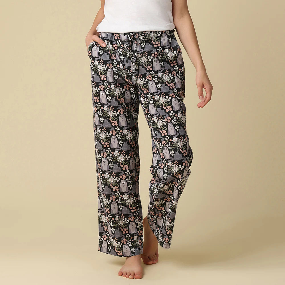 Kitty Cat 100% Cotton Pant in a Bag Pajama Bottom