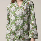 Winter Trails Flannel Pajama Set | Mahogany