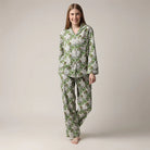 Winter Trails Flannel Pajama Set | Mahogany
