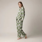 Winter Trails Flannel Pajama Set | Mahogany