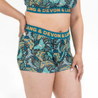 Devon + Lang Bria Boyshort in Midnight Moths print — Cloud Nine Pajamas Edmonton