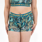 Devon + Lang Bria Boyshort in Midnight Moths print — Cloud Nine Pajamas Edmonton
