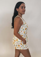 Mimosa Me Drink Print Tank + Short PJ Set PJ SALVAGE
