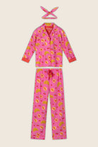 PJ Salvage Brunch Club pant set full length flat lay — Cloud Nine Pajamas