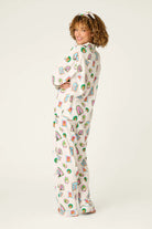 PJ Salvage Picture Purrfect flannel set back view — Cloud Nine Pajamas