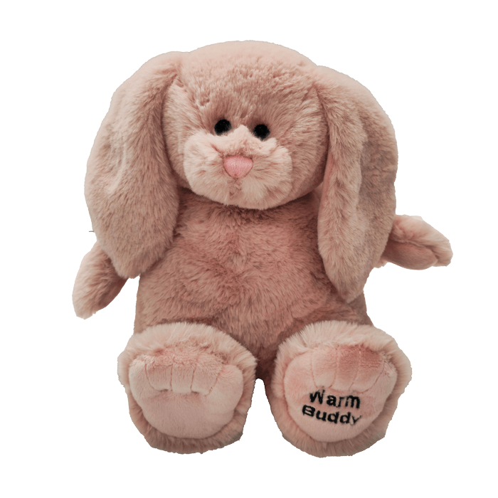 Cuddle Buddy Pink Bunny  pink plush bunny from warm buddy with heating pack for moist therapy