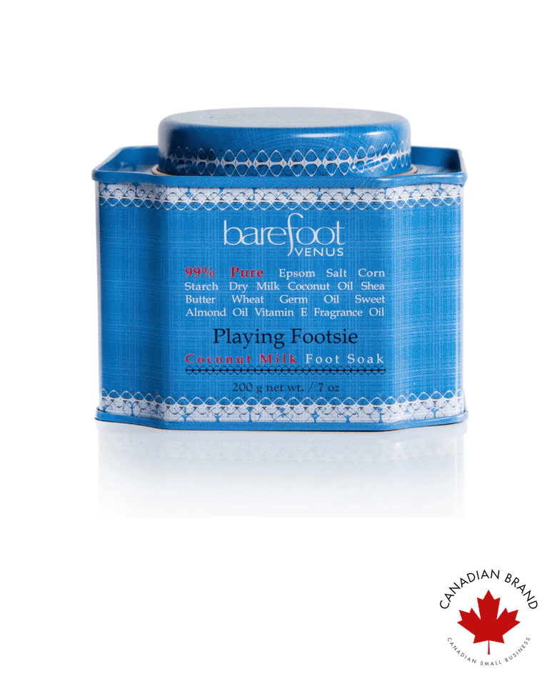 Playing Footsie-Barefoot Venus- coconut milk foot soak
