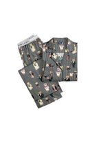 Polo Ralph Lauren Madison Bear Striped Cotton Sateen Pajama Set folded off-figure — Cloud Nine Pajamas Edmonton