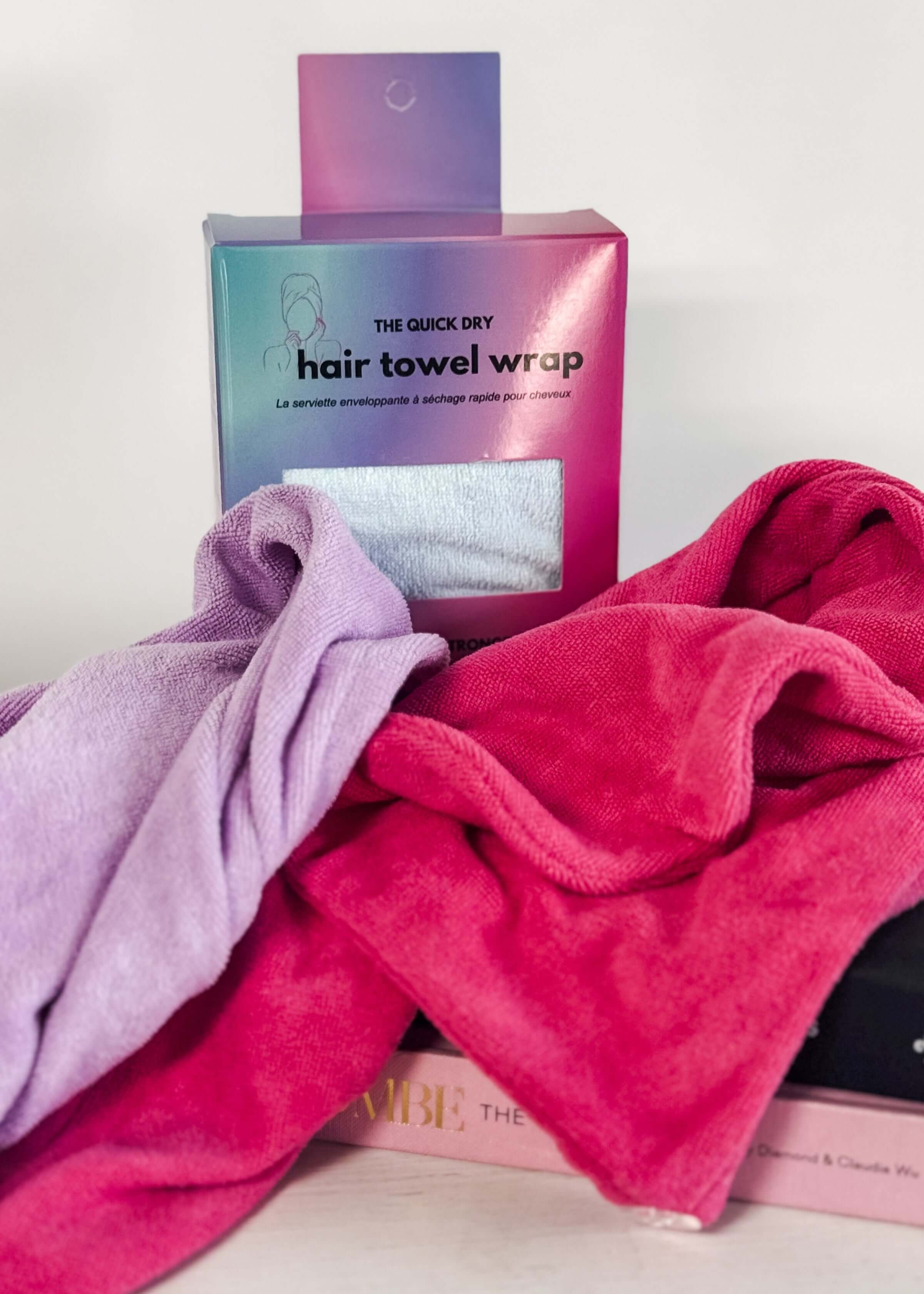 all-groups Remove It Quick Dry Microfiber Hair Towel Wrap – Anti-Frizz