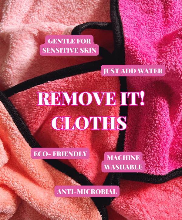 Remove It! Cloth - 4 Pack Pink Collection