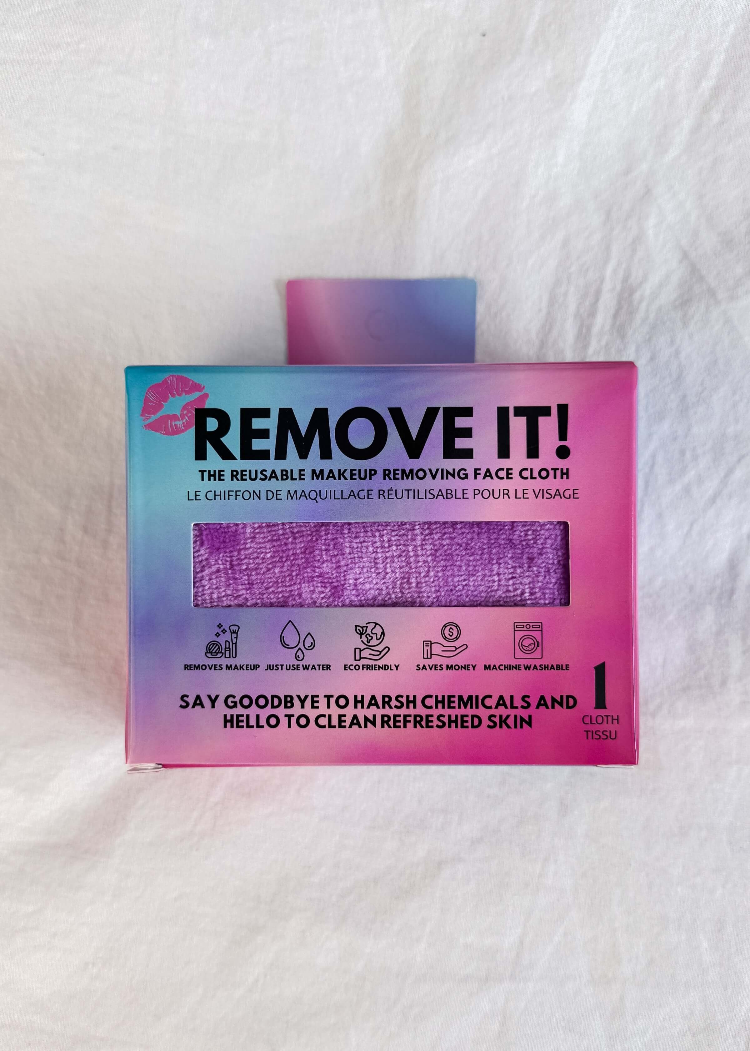 Remove It – Icy Purple Makeup Remover Cloth