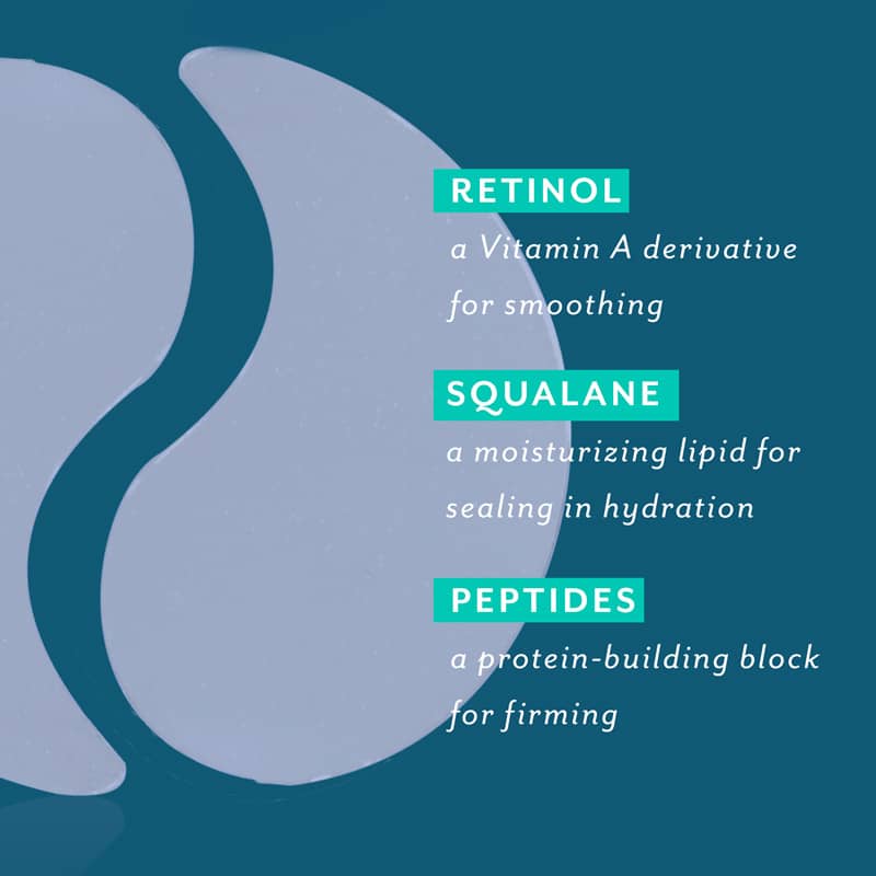 Patchology FlashPatch® Night Restoring Eye Gels – Smoothing, Firming & Retinol