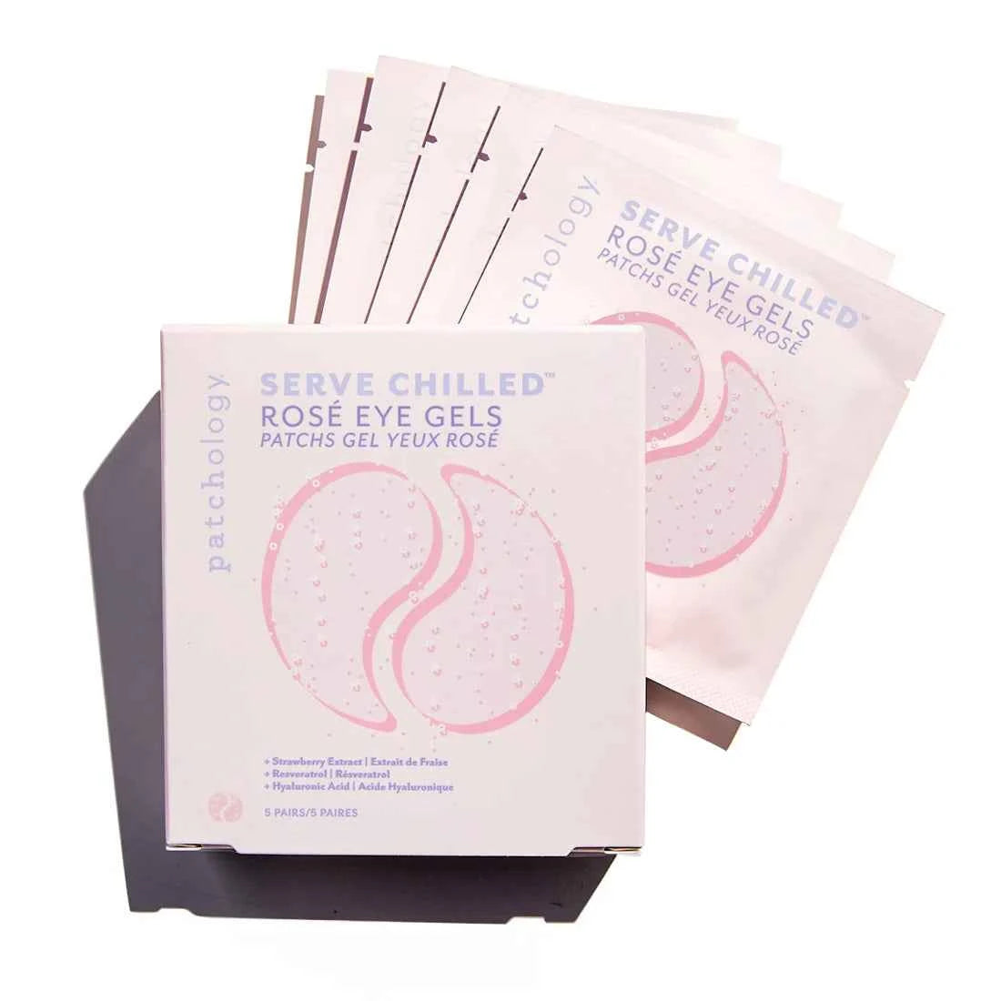 Serve Chilled Rosé Eye Gels 5-Pack