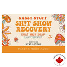 shit show recovery goat milk soap walton wood farm