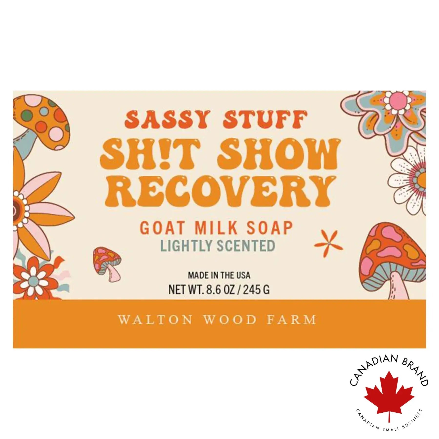 shit show recovery goat milk soap walton wood farm