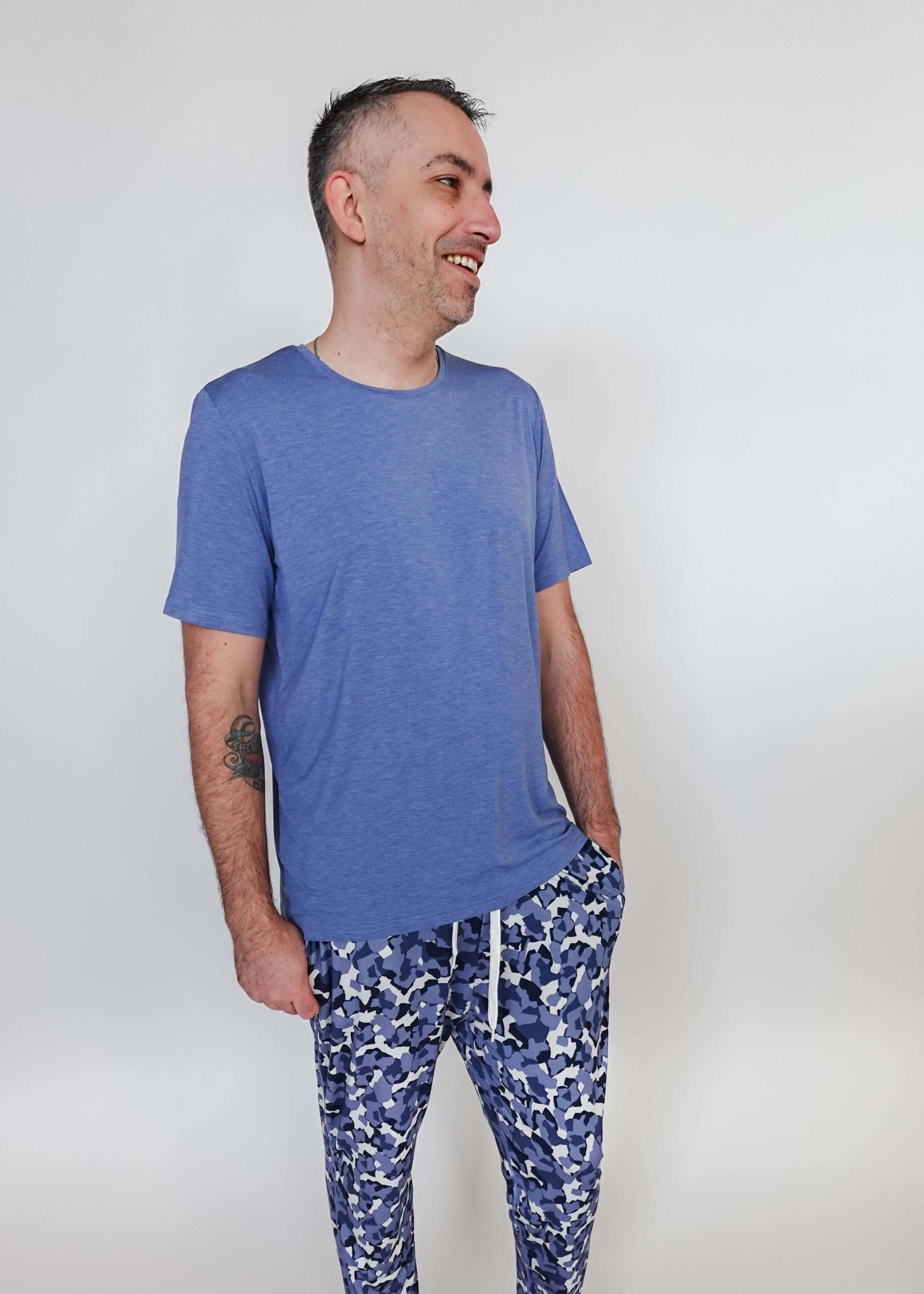 Short Sleeve Tee - Unisex Bamboo | Heather Blue