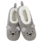 Barnyard Babes Sherpa Animal Slippers Snoozies Mouse