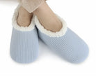 Snoozies Corduroy Memory Foam Plush Slippers BABY BLUE — Cloud Nine Pajamas