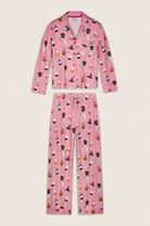 PJ Salvage Sweet and Spooky PJ Set flat lay product shot full length — Cloud Nine Pajamas Edmonton