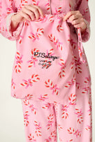 PJ Salvage Sweeter Than Sugar Flannel Set  matching bag detail — Cloud Nine Pajamas