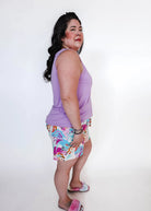 Tank & Short PJ Set - Bamboo | Lilac/Island Breeze GEORGIA RYLAN