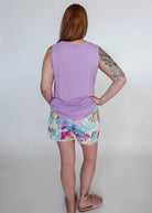 Tank & Short PJ Set - Bamboo | Lilac/Island Breeze GEORGIA RYLAN