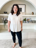 Tee Essential Basic Bamboo in white