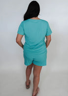Tee & Short PJ Set - Bamboo | Seafoam