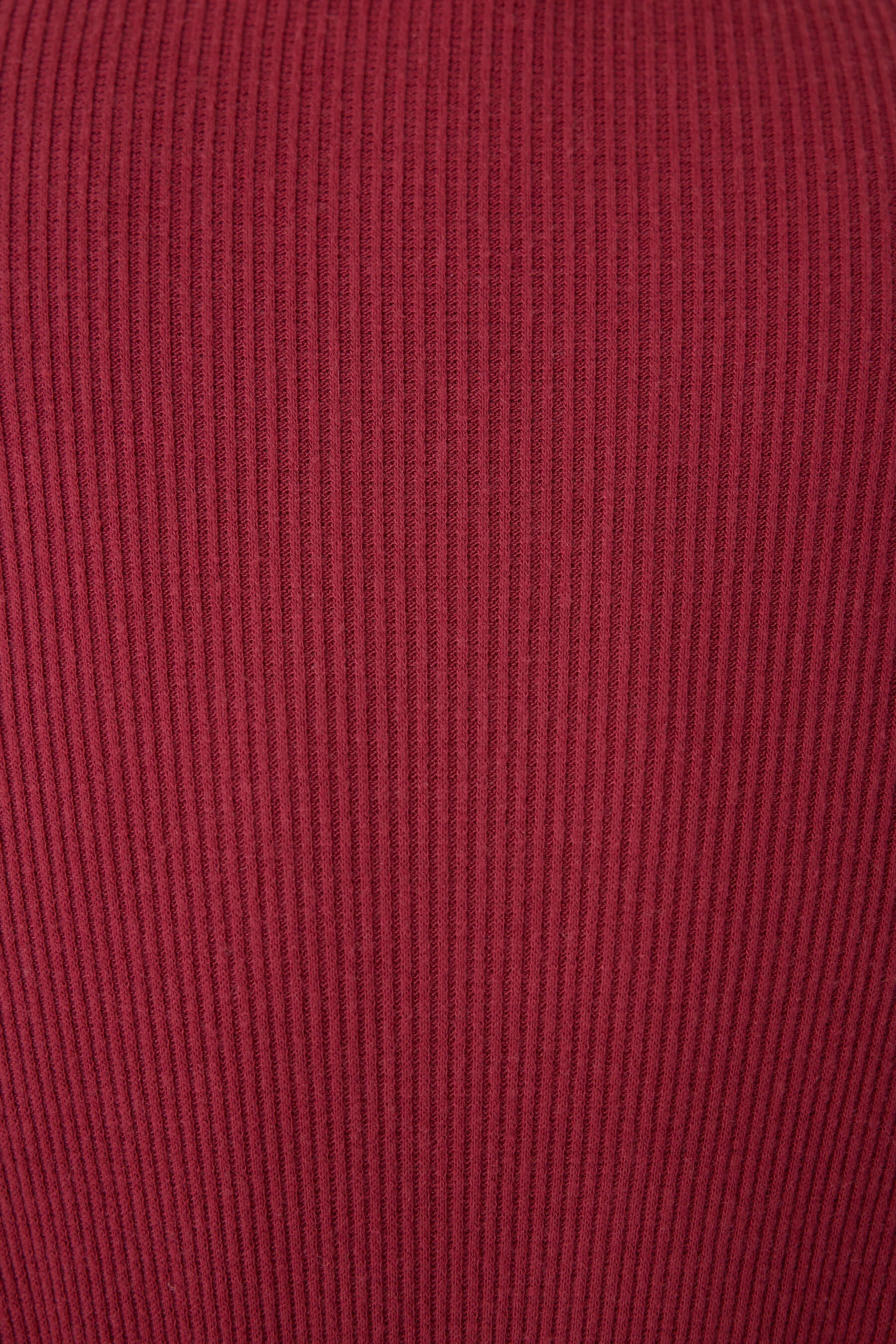 Textured Essentials Robe PJ SALVAGE close-up of rich burgundy ribbed fabric showcasing its luxurious texture