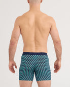 SAXX Vibe Xtra Soft Boxer Brief Tree Farm back view on model — Cloud Nine Pajamas Edmonton