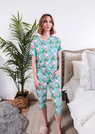 Tropic Like It's Hot Print Tee & Capri Bamboo PJ Set | GEORGIA RYLAN