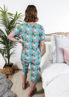 Tropic Like It's Hot Print Tee & Capri Bamboo PJ Set | GEORGIA RYLAN