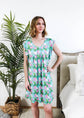 Tropic Like It's Hot Flutter Bamboo Nightgown Georgia Rylan