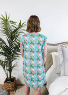 Tropic Like It's Hot Flutter Bamboo Nightgown Georgia Rylan