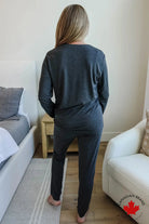 Unisex Long Sleeve Tee Bamboo | Charcoal