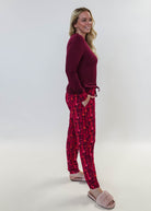 Vino Dreams PJ Long Sleeve Jogger Bamboo Set | GEORGIA RYLAN