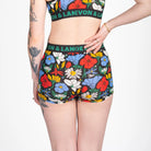 Devon + Lang Bria Boyshort in Vivid Bloom print — Cloud Nine Pajamas Edmonton