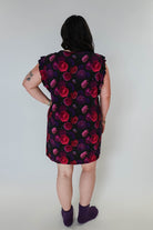 women's purple floral nightgown bamboo breathable GEORGIA RYLAN