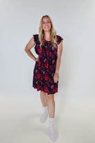 Winter Blossom Flutter Bamboo Nightgown