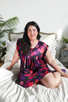 women's Winter Blossom Flutter Bamboo Nightgown breathable GEORGIA RYLAN