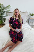 Winter Blossom Print Tee & Capri Bamboo PJ Set