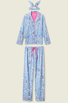 Baked Woof Love Dog Print 3 - Piece Flannel PJ Set | PJ SALVAGE - PJ Salvage - Cloud Nine Pajamas