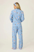 Baked Woof Love Dog Print 3 - Piece Flannel PJ Set | PJ SALVAGE - PJ Salvage - Cloud Nine Pajamas