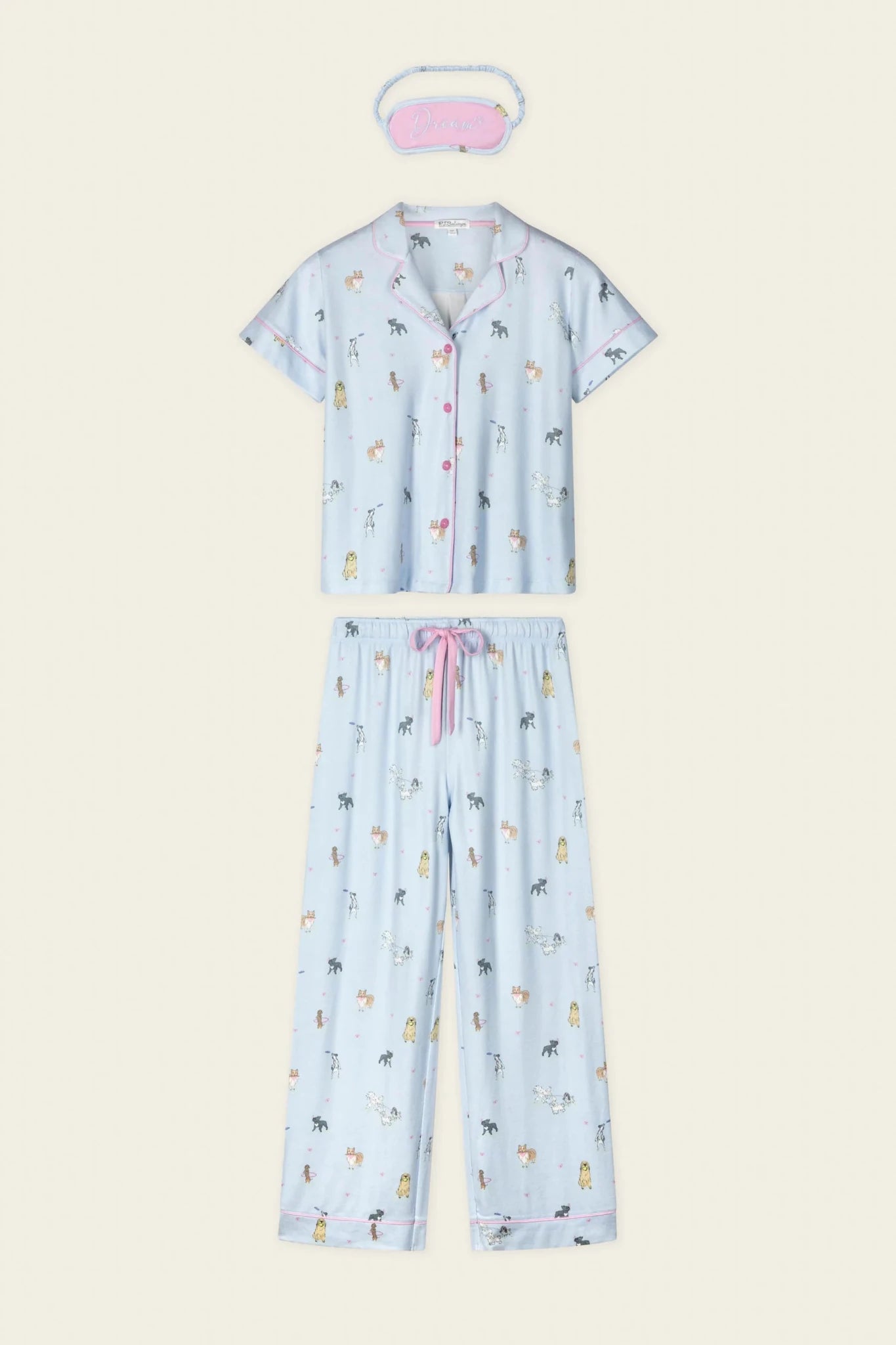 Bark Park Fetch & Frolic 3-Piece PJ Set - PJ Salvage